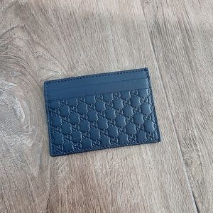 Gucci monogram card holders